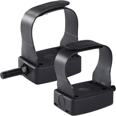 Fietspedalen Set - Oefenpedalen Hometrainer - Thuis Fitness - Antislip Ontwerp - Standaard Schroefdraad - Zwart
