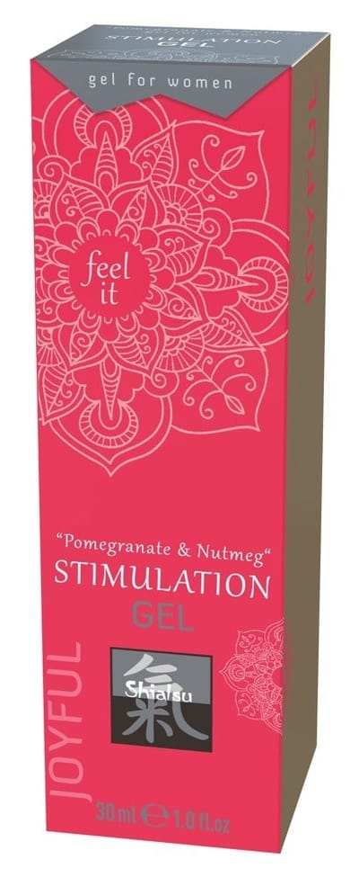 Shiatsu - Stimulerende Clitoris Gel - Granaatappel & Nootmuskaat