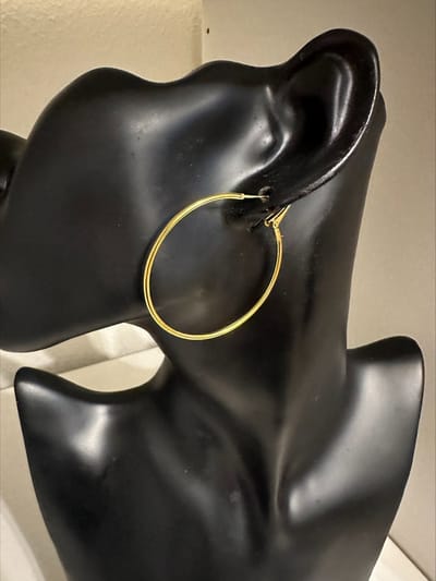 Ooringen goudkleurig 4 cm | | Make up | Parfum | Moederdag | Verjaardagscadeau| Cadeautje| Valentijnsdag| Kado | sieraden | vaderdag | oorbellen | oorsieraden
