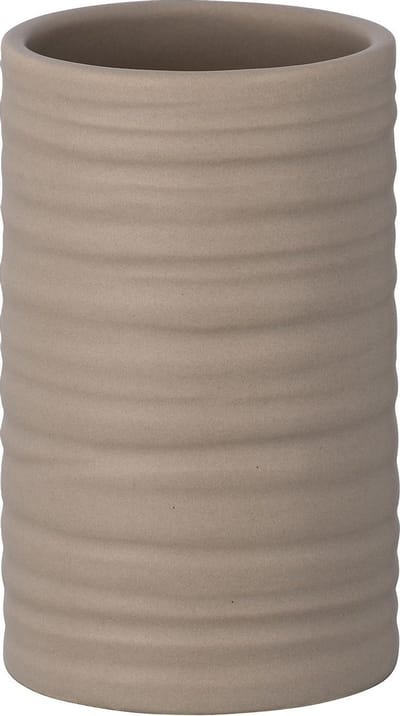 Wenko Badkamerbeker Mila 6,5 X 10 Cm Keramiek Beige