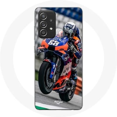 Coque - Maniacase - Samsung Galaxy A52 - Miguel Oliveira Moto GP 88 - Souple - Noir noir