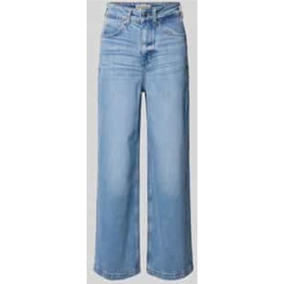 Wide fit jeans met biologisch katoen, model 'SJVA'