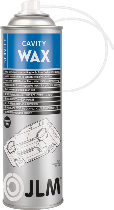 JLM Cavity Wax - Roestwerende bescherming voor holle ruimtes - Beschermt tegen corrosie en strooizout - Hittebestendig en waterverdringend - Elastisch en druppelvrij - 500ml