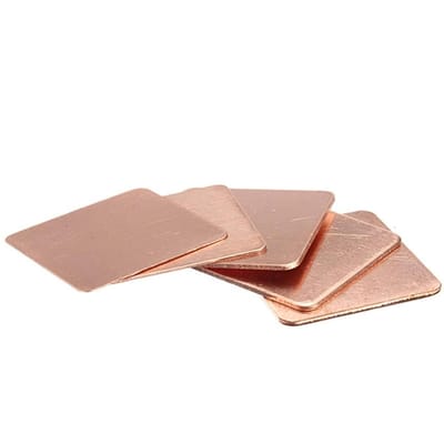 Metalen Platen - Koperen Strippen - Warmteafvoer - Hoge Geleiding - 5 Stuks - Koper