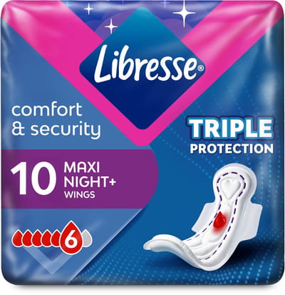 Libresse Maxi Goodnight - 6 verpakkingen