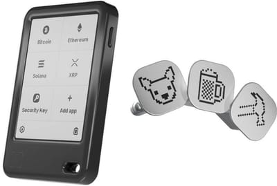 Ledger Nano Gen 5 + Badges Pack 1 - Voordeelbundel - Hardware Wallet set