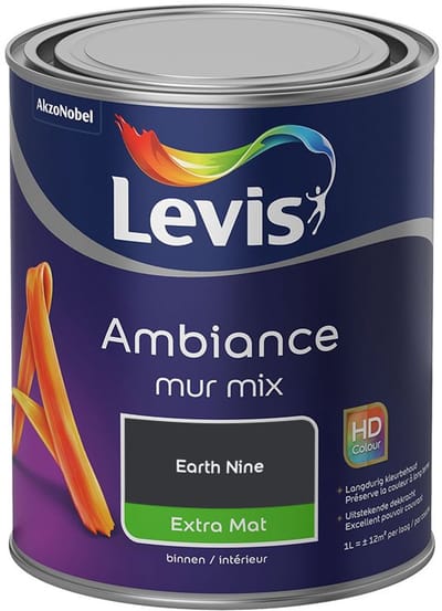 Levis - Ambiance Mur Extra Mat Mix - Earth Nine - Mengverf - 1 L