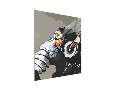 TMK ArtDeko Serie - Snijplank - 45x52 cm - Glas - Muziek Thema