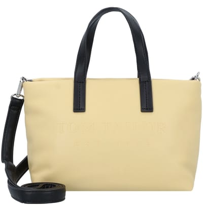 TOM TAILOR Handtas Schoudertas Thessa Zip Shopper Light Year Lichtgeel