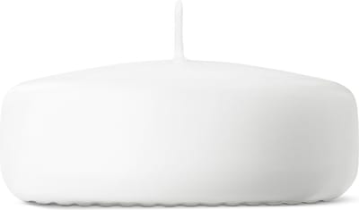Bolsius - Maxi Drijfkaarsen - Wit - 12 stuks