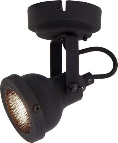 Chericoni Nero spot - 1-lichts - Ø8cm - GU10 - zwart