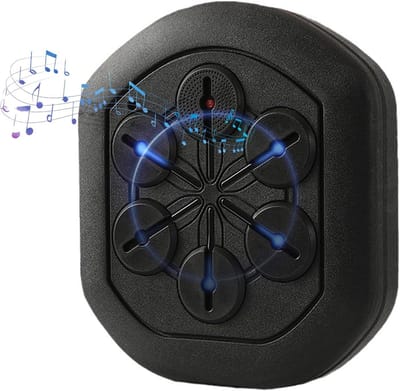Muziek Boksen Machine - Elektronische Bokstrainer - Interactieve Training - Bluetooth Muziek Connectie - Zwart
