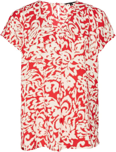 V-hals Patroon Blouse Dames COMMA