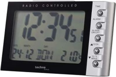 Digitale Wekker met Datum, Weekdag en Binnentemperatuur