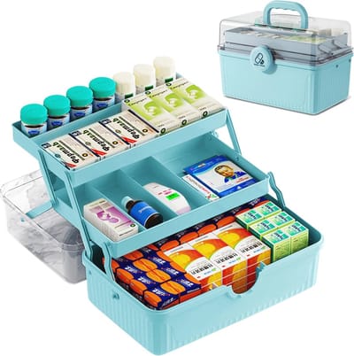 Draagbare Medicijnopslag - Multifunctionele Huisapotheek met Grote Capaciteit