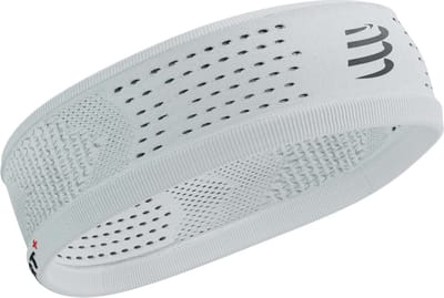 Compressport | Thin Headband On/Off 2.0 | Unisex Hoofdband | White/Black | -