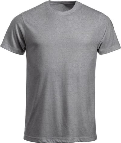 Clique New Classic-T 029360 - Grijs-melange - XS