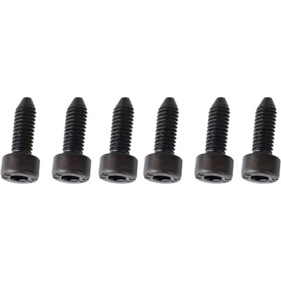 6 PIÈCES Vis à tête hexagonale pour guitare Vis de blocage de corde de selle de chevalet trémolo double à pointe conique Or noir