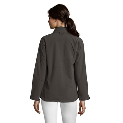 SOLS Dames/Dames Roxy Soft Shell Jas (Houtskool Grijs Effen)