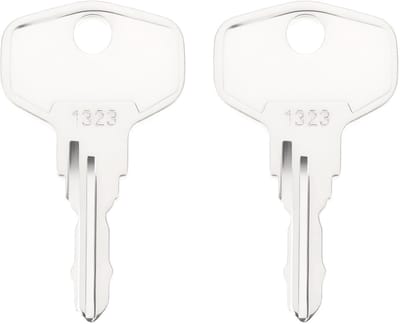 Dailygoods - UPVC Raamgreep Sleutel 1323 - Compatibel met Hoppe