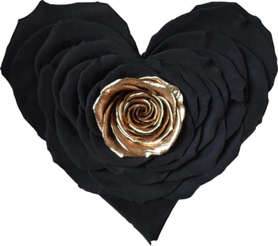 ROZENHART ZWART-GOUD GEMAAKT VAN EEN ECHTE ROOS * IN EEN LUXE BOX ALS CADEAU * 2 JAAR HOUDBAAR * VERRAS UW GELIEFDE MET EEN SPECIAAL CADEAU >>> WWW.ROSUZ.NL<<< CADEAUS VOOR SPECIALE GELEGENHEDEN! WIE WILT U VERRASSEN? OOK ROZENBEREN & FLOWERBOXEN
