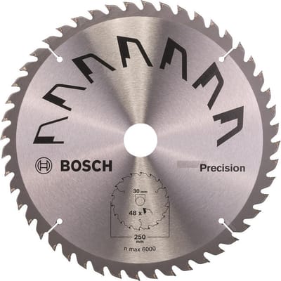 Bosch - Cirkelzaagblad PRECISION 250 x 30 x 3,2 mm, 48