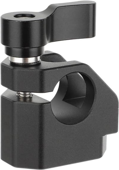 Stangklem met verdraaibestendige accessoirebevestiging - 15 mm diameter - 3566