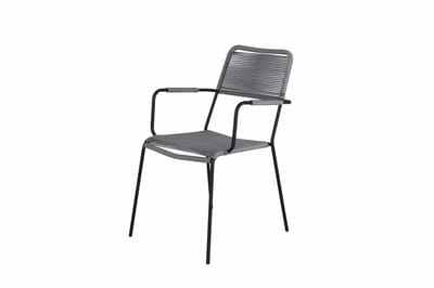 Svea - Gökhan tuinstoel - polyester touw - grijs