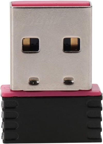 USB WiFi Adapter - Draadloze Ontvanger - Internet Verbinding - Signaal Versterking - 300Mbps - Zwart