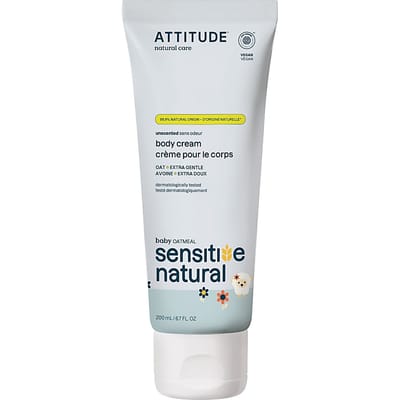 Attitude Oatmeal sensitive natural baby care - Soothing Lichaamscreme