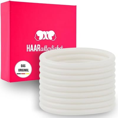 Siliconen Haar-elastiekjes - 9 Stuks - Ultra Sterk Vlechtrubber - Unisex Haarbanden voor Sport en Accessoires