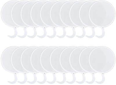 Dailygoods- Waaiers 20 Stuks - Opvouwbaar - Draagbaar - Ronde Vorm - Nylon - 24 cm - Ventilator