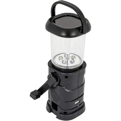 Zonne-LED Toeristenlamp Met Dynamo En 2-In-1 Radio