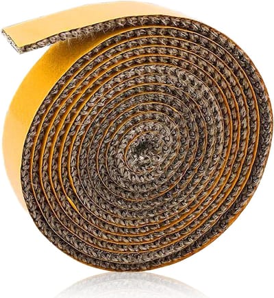 Zelfklevende Sealing Tape voor Kachels en Ovens, Warmtebestendig, 3mm x 15mm x 30cm, Ideaal voor Kacheldeuren, Rookovens en Ovenafdichtingen