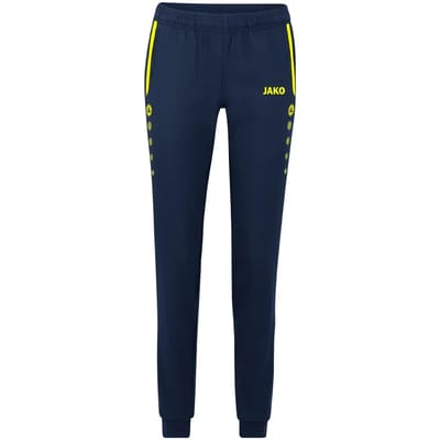 Jako Allround Vrijetijdsbroek Dames - Marine / Fluogeel | Maat: 34