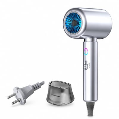 Sneldrogende föhn - 2400 W - ionenfunctie en warme/koude lucht - blaasmond - geschenkverpakking