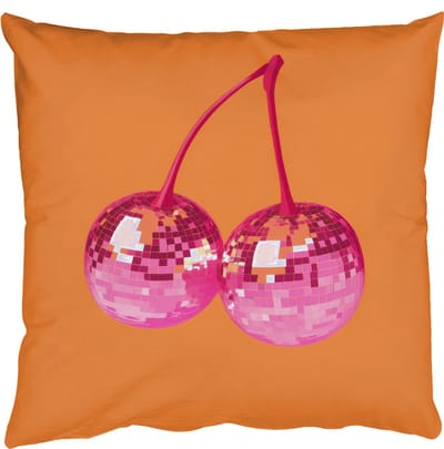Sierkussens - Kussentjes Woonkamer - 50x50 cm - Discoballen - Kers - Spiegels - Roze