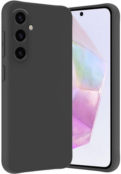 Hoes - Geschikt voor Samsung Galaxy A36 - Sterk & Shockproof - Hoesje Cover - Siliconen Case - Zwart