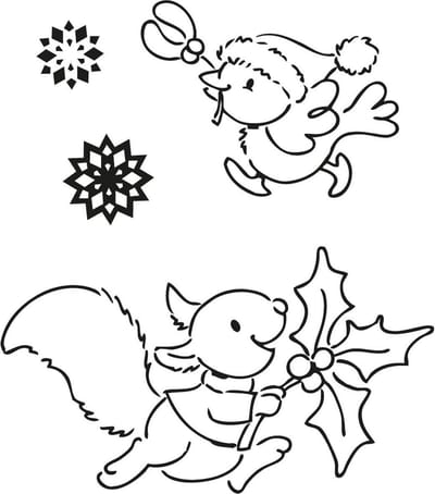 Marianne Design Eline's Clear stamps - Hurry home