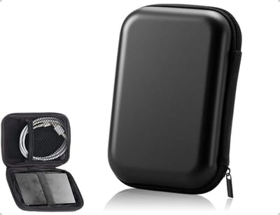 Draagbare en Robuuste Hard Drive Tas voor Reis en Kantoor - Geschikt voor Kabels, Sleutels en Accessoires