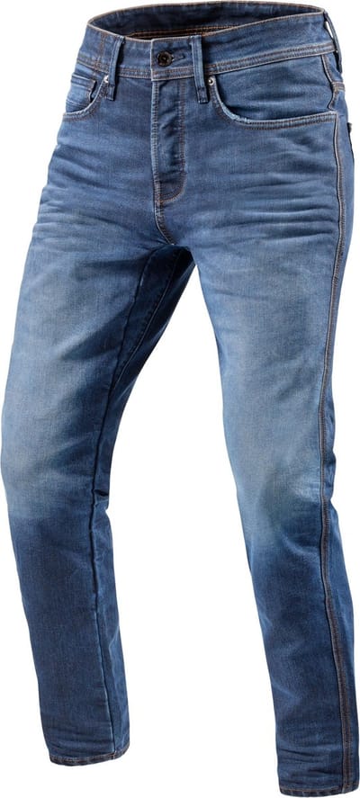 REV'IT! Reed SF Medium Blauw Used Motorjeans - Maat L34/W28 - Broek