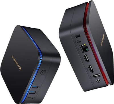 Mini PC N150 - Compacte Computer Desktop PC - Kantoorwerk - Intel N150 Processor - 16GB RAM 512GB SSD - Zwart