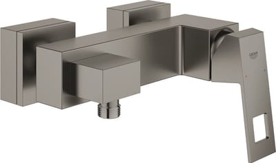 Grohe Eurocube douchekraan z. omstel m. koppelingen HOH=15cm brushed hard graphite