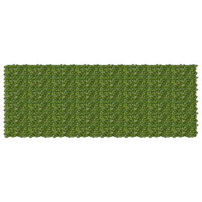 vidaXL - Balkonscherm - met - bladeren - Groen - en - Geel - 400 - x - 150 - cm