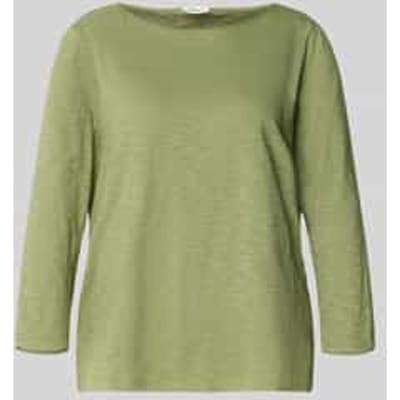 Regular Fit 3/4-shirt van puur katoen