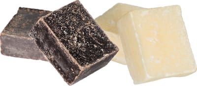 Ideas4seasons Amberblokjes/geurblokjes - cashmere en ylang ylang - 6x stuks - huisparfum