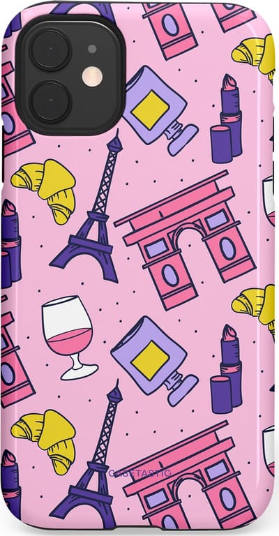Casetastic Hoesje Geschikt voor Apple iPhone 11 - Stijlvolle Beschermende Duo-layer Case - Trip to Paris
