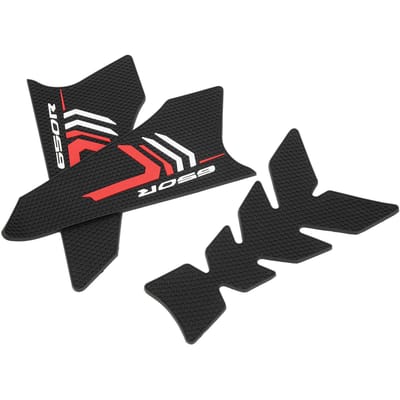 Motorfiets 3D Brandstoftank Sticker Rubber Pad Beschermer Past voor Honda CB650R CBR650RLang Type black