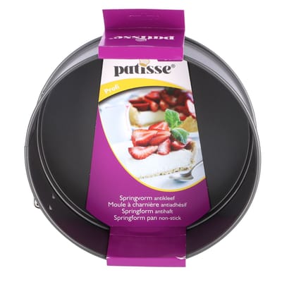 Patisse Springvorm - Anti-Aanbak - Rond - Zwart - Ø 22 cm - Bakvorm - Cakevorm