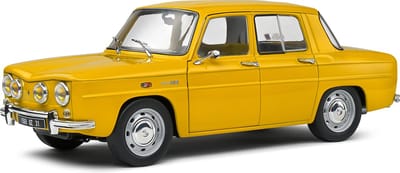 1968 Renault 8S modelauto 1:18 geel Solido